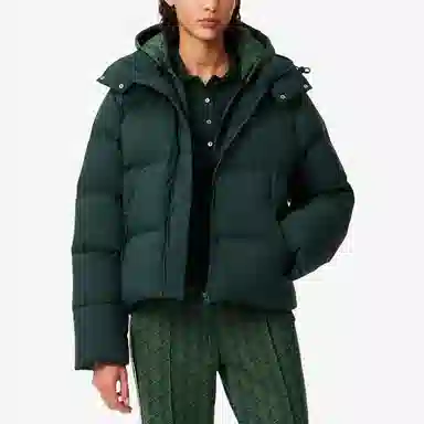 Lacoste Hoodie Cotton Jacket Deep Green