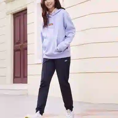 乔丹 字母印花束脚运动裤 女款