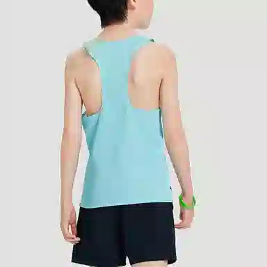 青少年 安踏儿童 透气舒适速干简约大方跑步背心 升华蓝