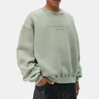 Alexander Wang Acid Wash Green Sweatshirt