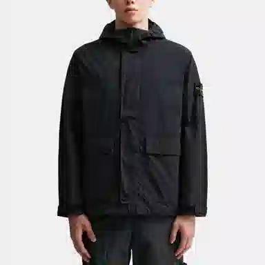 Stone Island SS24 Black Nylon Jacket