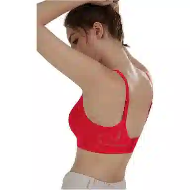 莫代尔 无痕聚拢美背收副乳透气防下垂无钢圈文胸 女款