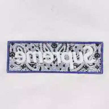 Supreme Bandana Box Logo Hooded Sweatshirt Grey