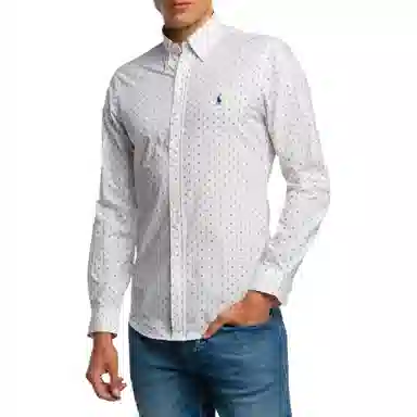 Ralph Lauren Spot Single-Breasted Shirt