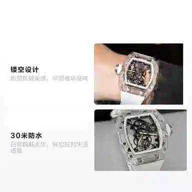 CRONUSART Tourbillon Sapphire Barrel Men's Watch