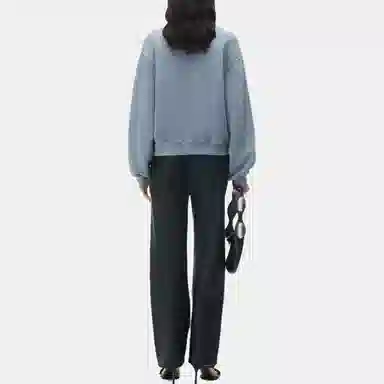 Alexander Wang Essential Sweatshirt Light Blue