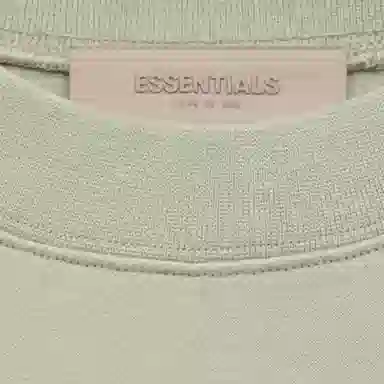 Fear of God Essentials SS22 Crewneck Seafoam Logo