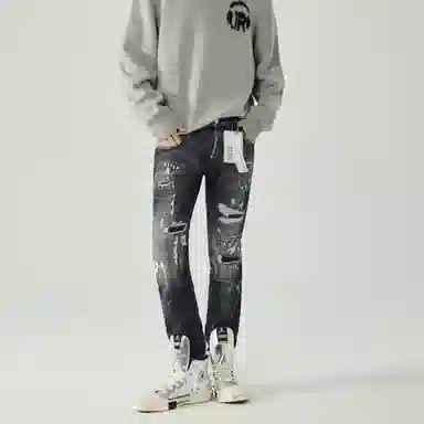 John Richmond FW24 Black Grey Jeans