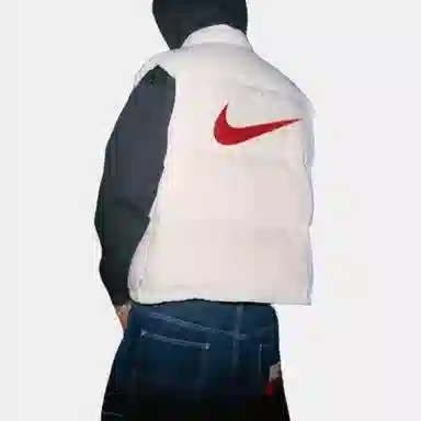 Supreme x Nike Denim Puffer Vest