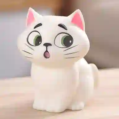 熊堡岛 猫咪系列 高颜值慢回弹捏泥感 萌趣可爱解压神器创意小众潮流设计 成人小孩无聊发呆感官玩具 捏捏乐