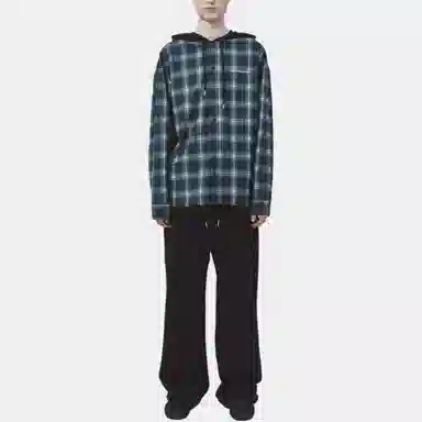 RestRecreation FW25 CHECK HOOD SHIRTS