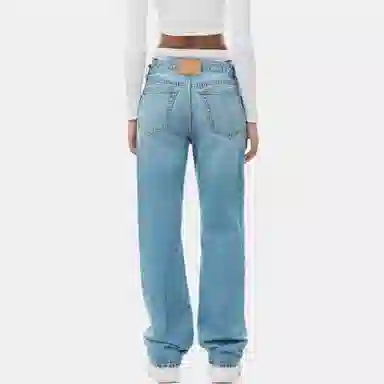 Alexander Wang FW23 Wide-Leg Jeans