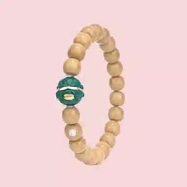 钰澜文玩 【银标】老型+盲僧搭配款佛珠转运珠 猴头核桃 手串 男女同款情侣款