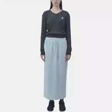 RestRecreation FW25 CABLE V-NECK KNIT TOP V