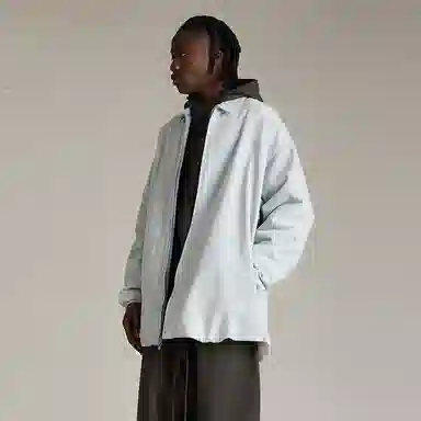 Fear of God Essentials SS24 Hoodiegarden Light Wash Denim