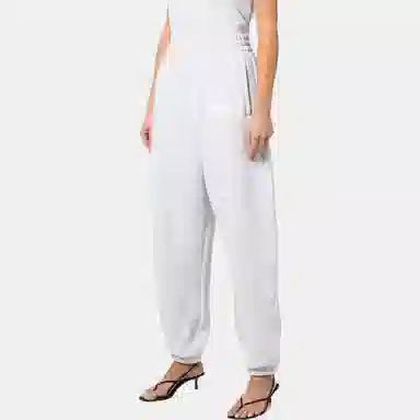 alexander wang SS22 Logo Joggers Gray