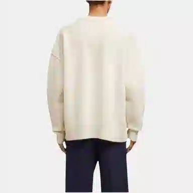 AMIPARIS V-Neck Cardigan White