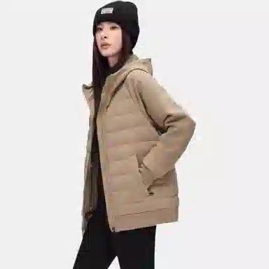 雅鹿 轻薄休闲长袖羽绒服 男款