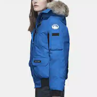 Canada Goose Chilliwack Hoodie Down Jacket Women Blue