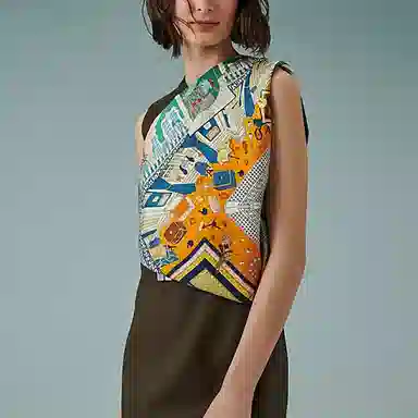 Hermes "Treasures" Silk Scarf