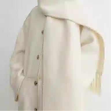 TOTEME Long Coat Ivory