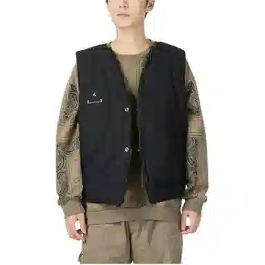 Jordan V-Neck Sleeveless Vest Black