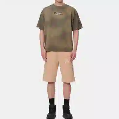 EVISU SS22 Seagull Print Multi-Pocket Shorts