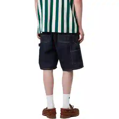 Carhartt WIP SS23 Logo Shorts Navy