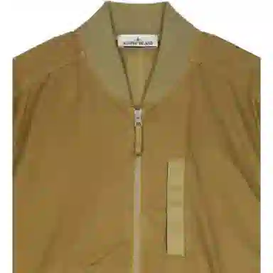 Stone Island FW25 Logo Badge Flight Jacket