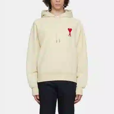 AMIPARIS FW22 Classic Logo Hoodie White