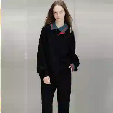 bosieagender Patchwork Oversized Casual Pants