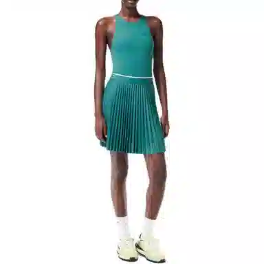 Lacoste Pleated Skirt Tidal Blue