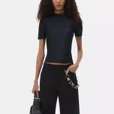 alexander wang Logo-detailed T