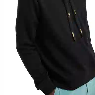 Fendi Pullover Hoodie Black