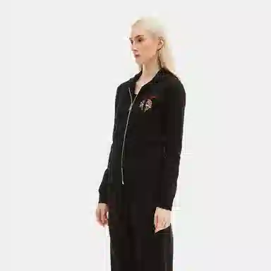 Ed Hardy Classic Tiger Hoodie Black