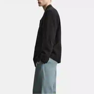 ZARA Pleated Jacquard Blazer