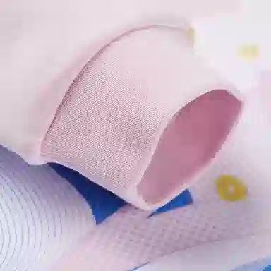 安踏 童装 印花字母圆领套头长袖卫衣 女童 薄暮粉