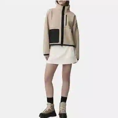 Canada Goose Simcoe Zip Up Sweater Kind High Pile Fleece Logo