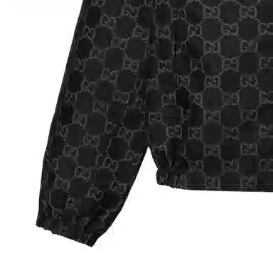 Gucci FW23 Letter Logo Jacket Black