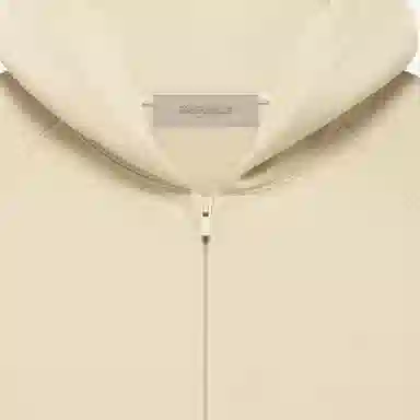 Fear of God Essentials Kids Fullzip Hoodie Eggshell