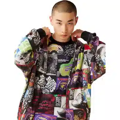 BAPE FW23 Crewneck T-Shirt Black