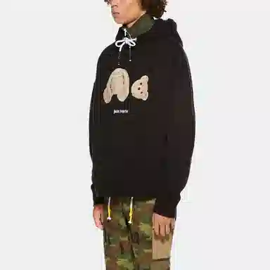 Palm Angels Classic Cartoon Hoodie Black