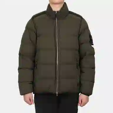 Stone Island Nylon Puffer Jacket Green