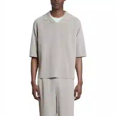 COS Polo Shirt Mole Grey