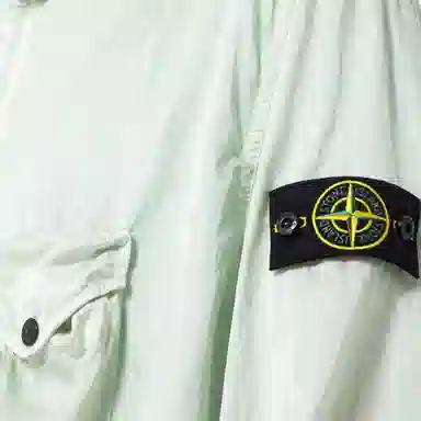 Stone Island SS21 Hooded Jacket Beige