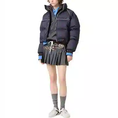 MIU MIU FW25 Logo Patch Down Jacket