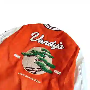 Vandy The Pink Baseball Jacket Orange