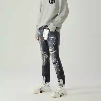 John Richmond FW24 Black Grey Jeans