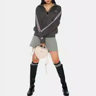 NERDY FW22 Enwai Track Top Charcoal