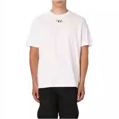 DIESEL Logo Crew Neck T-Shirt White